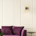 thumbnail image 2 of Aplique de Pared GLOBE Electric 65000046 de 2 Luces en Latón Mate, 2 of 8