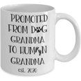 thumbnail image 2 of New Grandma Gift Pregnancy Announcement Grandma to Be First Time Grandma Gift New Baby Mug Dog Grandma Promoted to Human Grandma Est 2020 Baby Reveal, 2 of 2