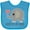 Turquoise, variant on Inktastic Loved by My Nona Grandma Boys or Girls Baby Bib