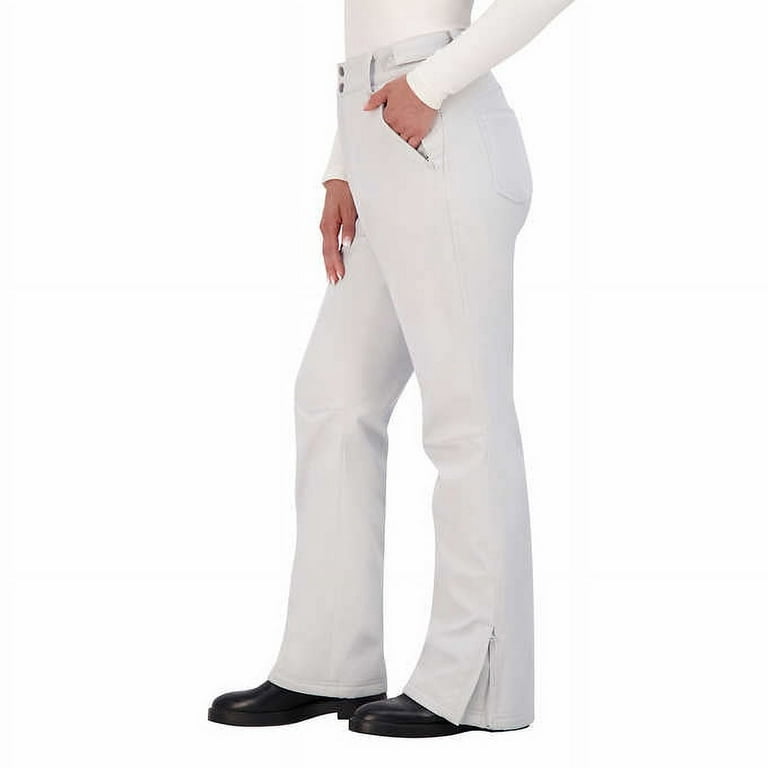 Gerry Ladies' Stretch Snow Pants Fleece-Lined Stretch, Gray XL