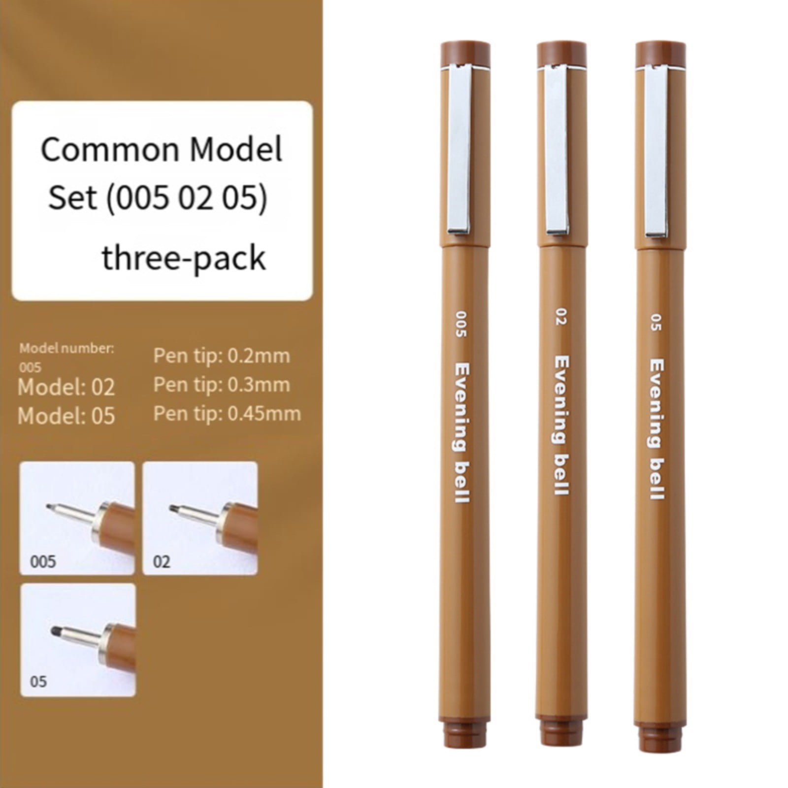 Mfigree Micro Fineliner Drawing Art Pens 3PCS Fine Line Waterproof Ink Set Artist Supplies Archival Inking Markers Liner Professional Sketch Outline Anime Sketching Artist Illustration