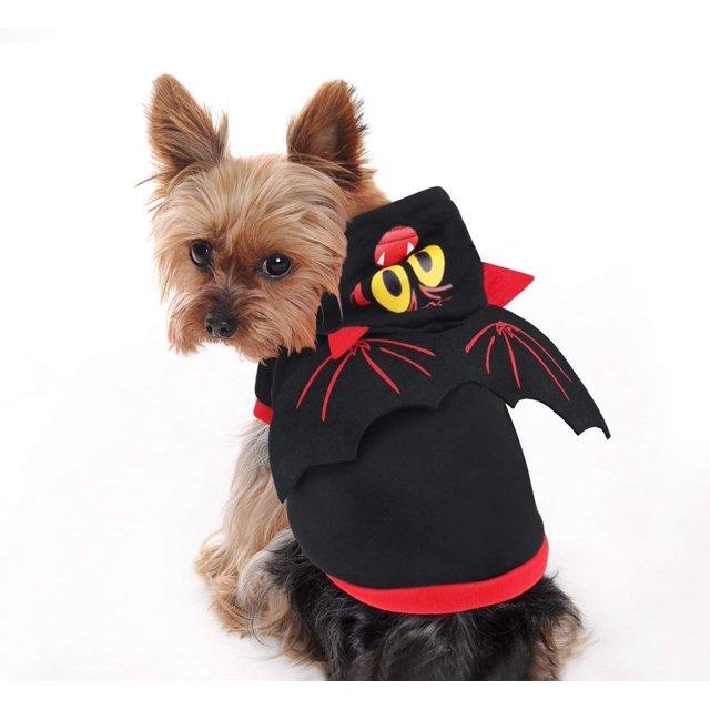 Disfraces para perros y gatos, mascotas divertidas, abrigo con capucha de lana para cachorros, ropa cálida para otoño e invierno Ormromra FLD-3549