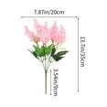 thumbnail image 2 of Specollect Clearance 4Pcs Hyacinth Artificial Fake Flowers Silk Plastic Plant Arrangement for Home Indoor Outdoor Garden Wedding Table Vase Decorations Faux Flower, 2 of 5