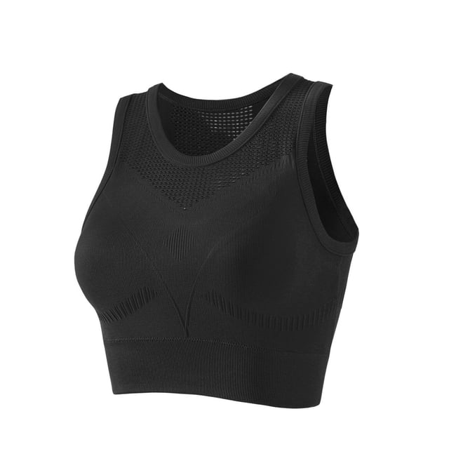 Chaleco deportivo ajustado para exteriores, sujetador de fitness transpirable de secado rápido a prueba de golpes para mujer, ropa de yoga de una pieza de alta resistencia