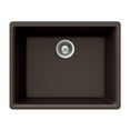thumbnail image 4 of Houzer G-100U-MOCHA 23.62" x 20.87" x 8.66" Topmount Mocha Granite Undermount Single Bowl Kitchen Sink, 4 of 9