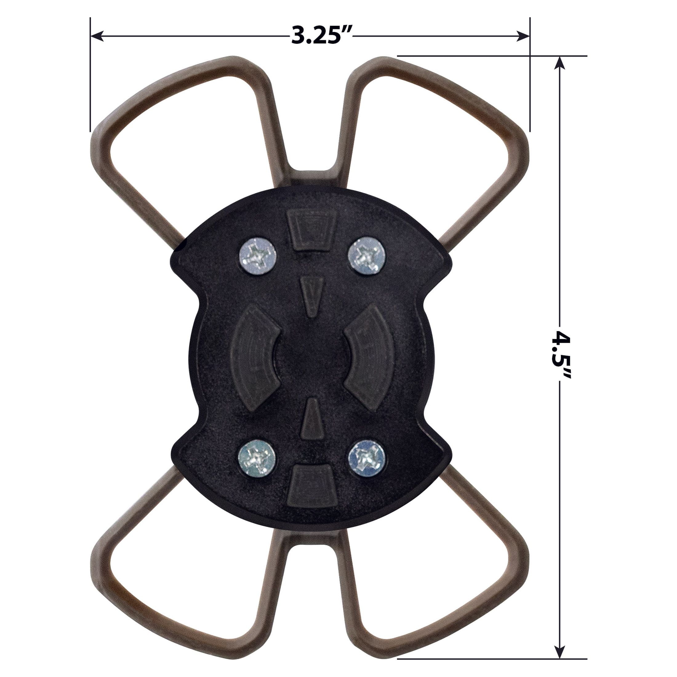 Concord Stretch Bicycle Phone Holder, Fits Most Phones, Assembled 7.9" H x 3.5" W x 1" D, 0.1 lbs