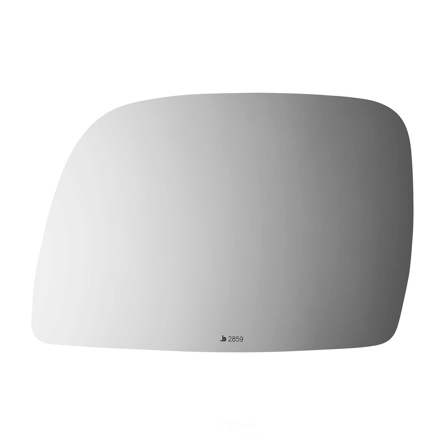 Burco Side View Mirror Replacement Glass - Clear Glass - 2859