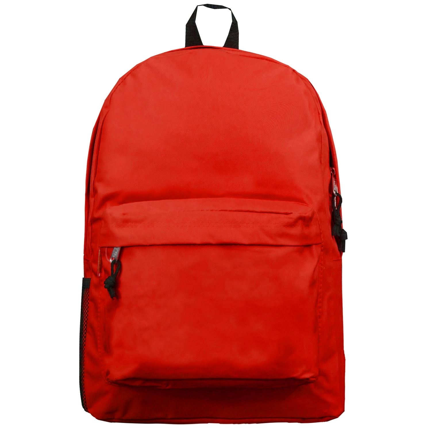 K-Cliffs Unisex Case of 30 Classic 18" School Backpacks,  Red, Polyester