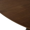 thumbnail image 5 of MAYEERTY 67x33.5x30 Modern Oval Dining Table, Contemporary Home Wood Kitchen Table, Walnut, 5 of 8