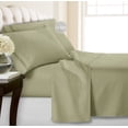thumbnail image 1 of FBTS Prime Microfiber Deep Pocket 4 Piece Bed Sheets Set, King, Green, 1 of 9