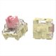 thumbnail image 3 of 45 Piezas Interruptores de Eje Rosa Dorado 37gf Interruptores de Eje Lineal Compatibles con Teclado Mecánico, 3 of 5