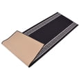 thumbnail image 2 of Custom Size Bordered Greek Key Meander Black Roll Runner Rug Customize Choice of Your&nbsp;Length by feet&nbsp;Slip Skid Resistant Latex Back Cut to Size Rug Runner, 2 of 9
