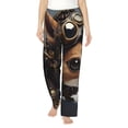 thumbnail image 1 of Fotbe Steampunk Squirrel Pilot Pantalones de Pijama para Mujer, Pantalones de Dormir, Pantalones Pj con Cordón y Bolsillos-X-Large, 1 of 6