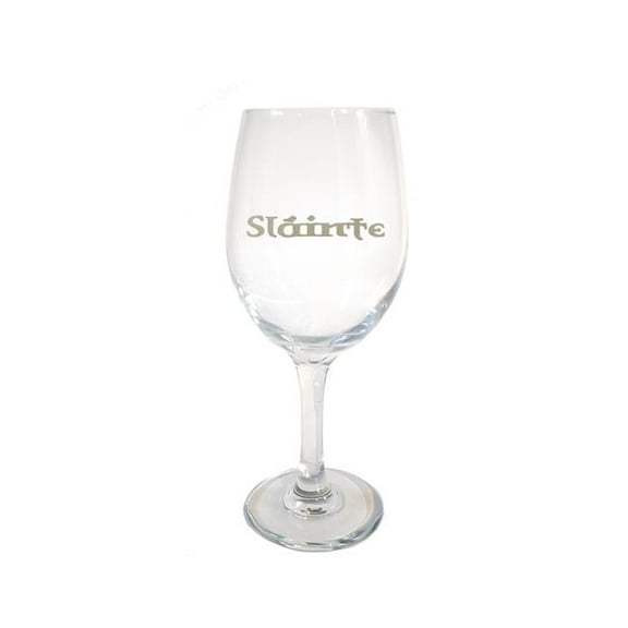 Lyoncraft WISL01 18 oz Slainte Engraved Wine Glass