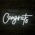 thumbnail image 5 of CADODIS Congrats Neon Sign LED Light Bedroom Man Cave Bar Wedding Party Room Decor USB Powered Dimmable King Light up Sign Kids Teen Boys Room, 5 of 5