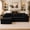 Black, variant on Vanress 111" Modular Sectional Sofa, Corduroy Boneless Sofas for Living Room, Deep Seat Memory Foam L-Shape Couch with Ottoman, Convertible Modular Sofa Couch, No Assembly (Beige)