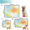 thumbnail image 2 of Washable Pet Pee Pads with Super Absorbent Reusable Training Pads for Dogs & Cats Orange and Blue Fine Flash, 2 of 6