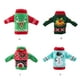 thumbnail image 3 of Moyic Navidad tejer botella de vino muñeco de nieve guirnalda cubierta ropa cocina de cena para Año Nuevo suministros para arreglos de fiesta de Kits de decoración para fiestas Campana Moyic HA070654-02, 3 of 6