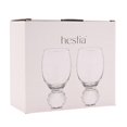 thumbnail image 3 of Hestia Diamond Ball Base Wine Glass (Pack of 2), 3 of 4