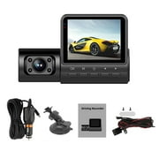Nebublu Dash Camera, 3 Cameras, Clear Car Rearview Mirror, Car Video Recording Camcorder