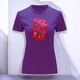 thumbnail image 3 of Playera Blusa De Cerezas Cherry Vibes Vintage Color Morado Talla Chica Marca Emil SaEs, 3 of 4