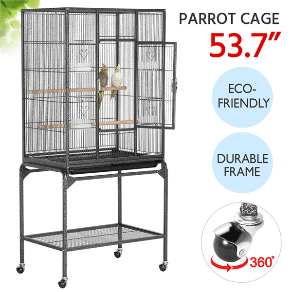 Pet Bird Water Drinker Fountain Bottle Cage for Parrot Cockatiel Finches 