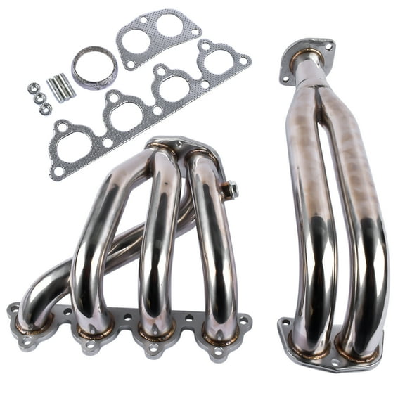GELUOXI Stainless Exhaust Manifold Header with Gaskets for 88-00 Honda Civic D-series Engine SOHC