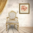 thumbnail image 3 of Gladding, Pamela 12x12 Gold Ornate Wood Framed with Double Matting Museum Art Print Titled - Floral Fresco I, 3 of 4