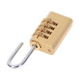 thumbnail image 5 of 1PCS Resettable Mini 4 Digits Number Password Code Lock Combination Padlock for Travelling Bag 6cm x 2cm x 1cm, 5 of 5