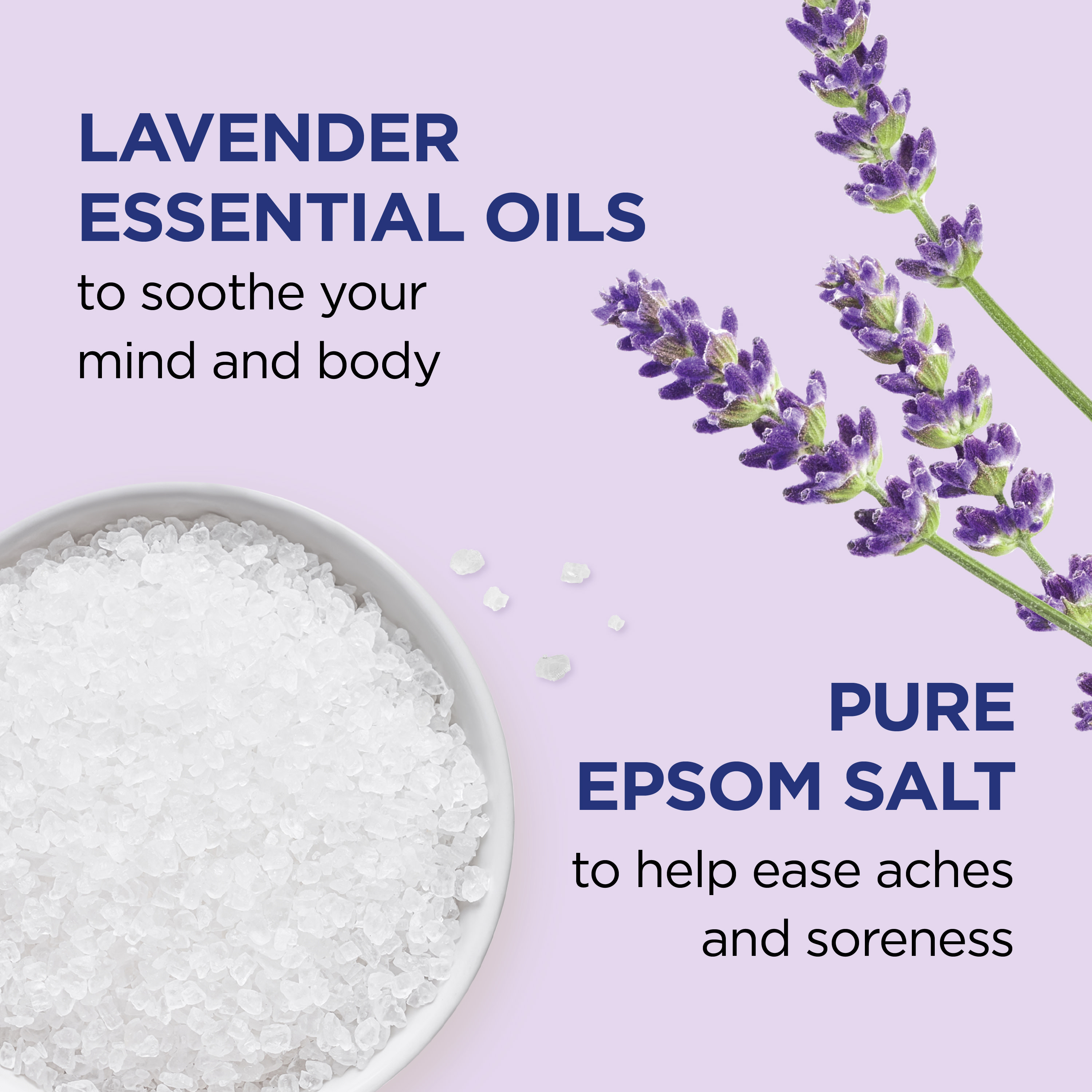 Dr Teal's Pure Epsom Salt Soak, Soothe & Sleep with Lavender, 3lbs - image 4 of 10