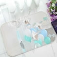 thumbnail image 1 of YUSDECOR Blue And White Ballons Home Decor Floor Mat Area Rug Doormat Size 15.7x23.6 Inches, 1 of 1