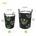 thumbnail image 5 of Balery Faces Of The Cat Round Laundry Basket with Handles Waterproof Freestanding Laundry Hamper for Clothes Toys in the Dorm and Family-Medium, 5 of 8