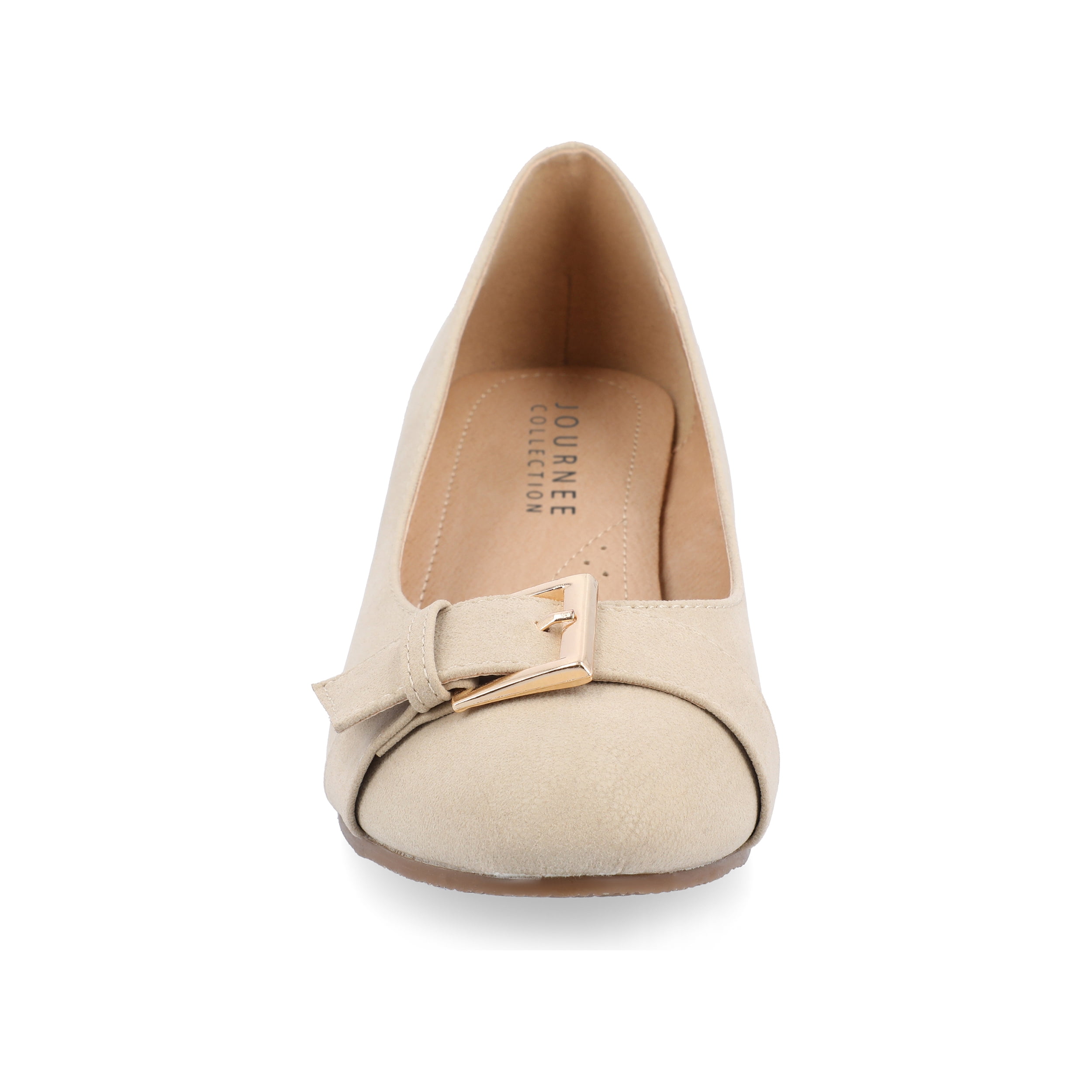 Journee Womens Graysn Comfort Insole Slip On Round Toe Wedge, Widths Available