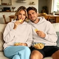 thumbnail image 7 of Bigetiay Womens Mens Snack Hoodie, Pet Carrier Hoodie Sweatshirt, Large Pocket with Kangaroo Pouch Fall Winter Clothes, Size M, 7 of 7
