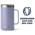 thumbnail image 2 of YETI Rambler 24 oz Mug Vacuum Insulated Stainless Steel with MagSlider Lid Cosmic Lilac, 2 of 4