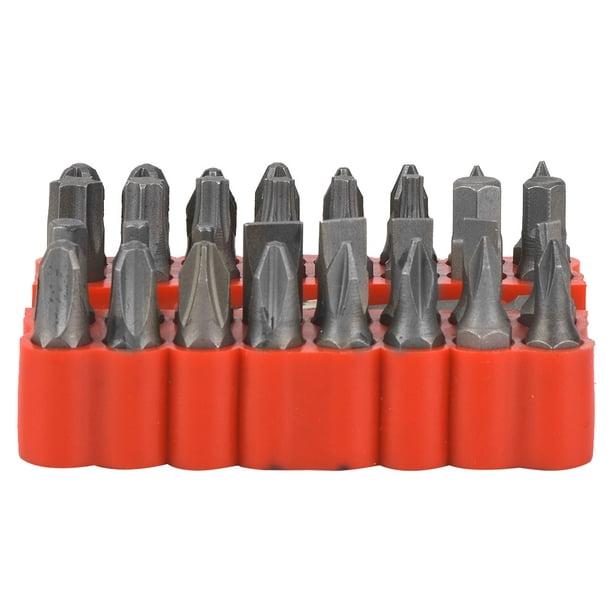 Pernos de destornillador hexagonal, 33 piezas Punta de destornillador de punta de seguridad Herramienta de destornillador de punta de seguridad Herramienta de destornillador de primera línea Jadeshay A