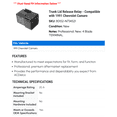 thumbnail image 2 of Trunk Lid Release Relay - Compatible with 1991 Chevy Camaro, 2 of 2