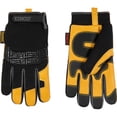 thumbnail image 5 of Kinco 102HK-L Goatskin Leather Driving Gloves, Thermal Lined, Black/Yellow, Men's L - Quantity 1, 5 of 7