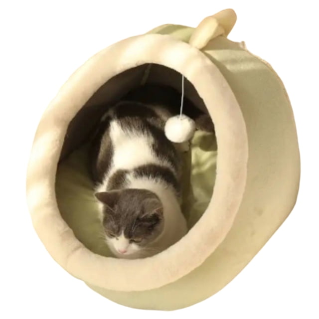 Cama Cálida Y Acogedora Para Mascotas, Cojín Antideslizante Para Casa De Gatos, Cama Extraíble Y Lavable Para Dormir Para Mascotas Speravity PT002537-04