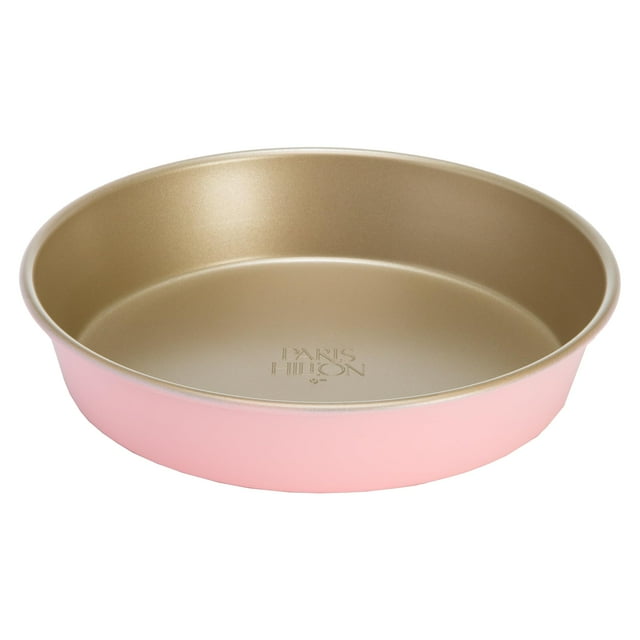 Molde para tartas Paris Hilton, antiadherente, acero al carbono, 23 cm, color rosa