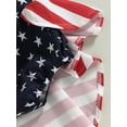 thumbnail image 6 of 4th of July Infant Baby Girl Overall Clothes Newborn Independence Day Ribbed Romper Skirt Star Onesie Dress Summer Outfits, 6 of 7