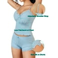 thumbnail image 2 of Sexyfree Women Pajama Set Sexy Lace Trim Cami and Side Slit Shorts Sleepwear V Neck Pjs Nightwear, 2 of 4