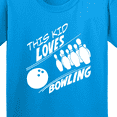 thumbnail image 4 of Inktastic This Kid Loves Bowling Youth T-Shirt, 4 of 5