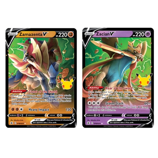 Juego de cartas coleccionables Pokémon 25 aniversario Celebraciones