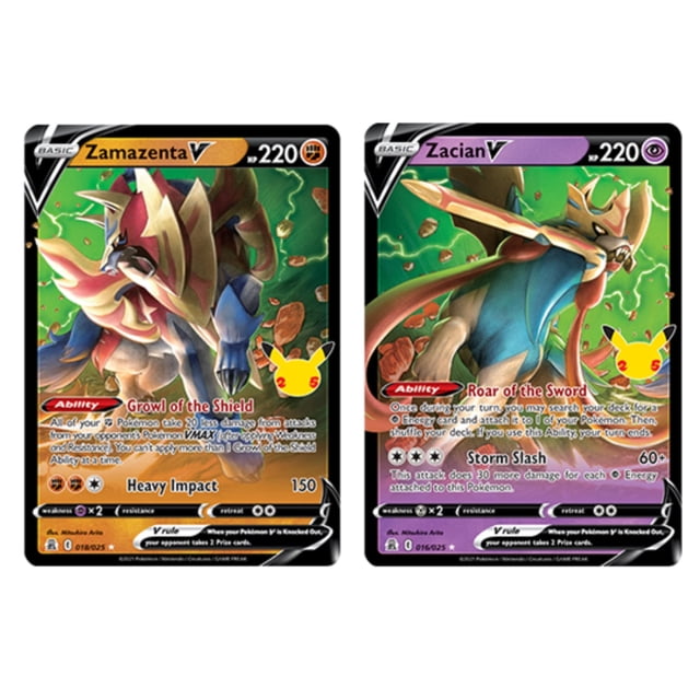 Juego de cartas coleccionables Pokémon 25 aniversario Celebraciones