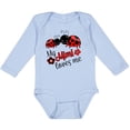 thumbnail image 3 of Inktastic My Mimi Loves Me with Cute Ladybugs Boys or Girls Long Sleeve Baby Bodysuit, 3 of 5