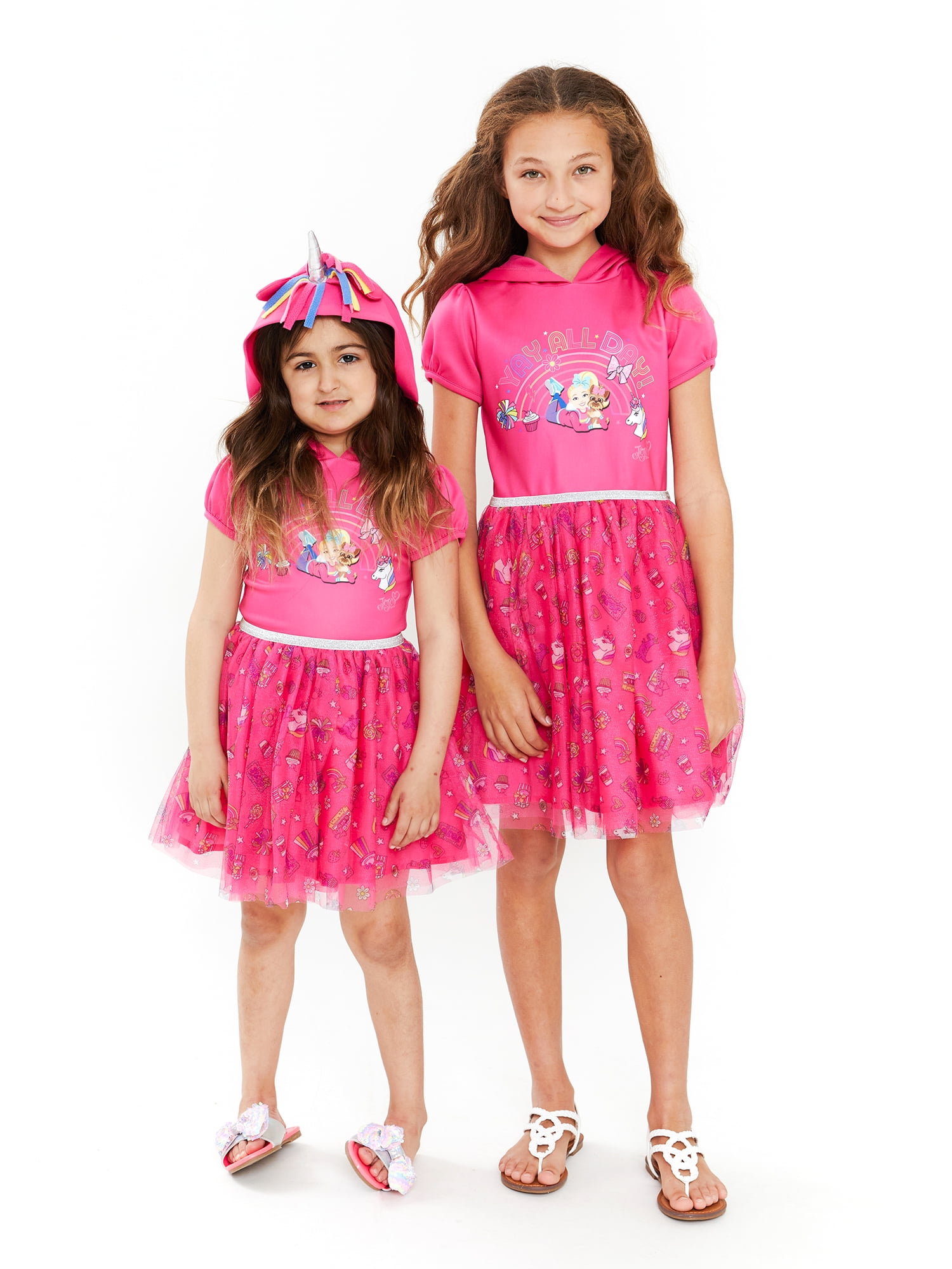 Girls Short Sleeve JoJo Siwa Cosplay Dress, Sizes 4-12