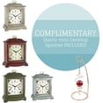 thumbnail image 2 of Hermle 22518WH0340 Austen Bracket-Style Mechanical Mantel Clock - White, 2 of 2