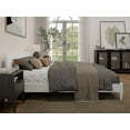 thumbnail image 4 of AFI Florence King Solid Wood Low Profile Platform Bed, White, 4 of 13