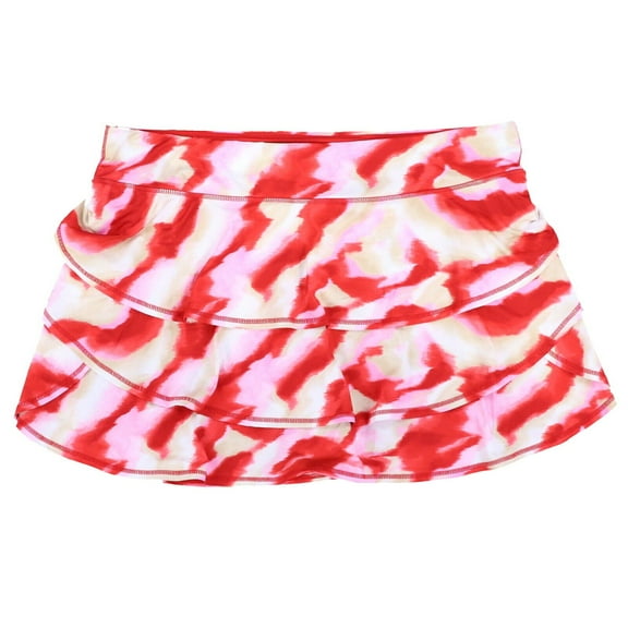 ID Ideology Women's Twist Flounce Skort Red Size 3X